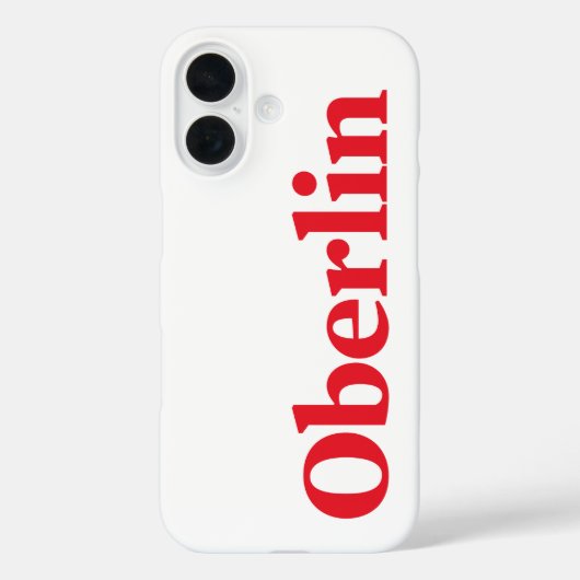 Oberlin iPhone Case (Rückseite)