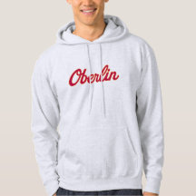 Oberlin Script Ash Hoodie