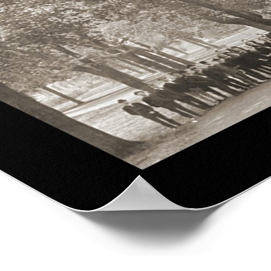 Oberlin Uni Students Foto 1906 Poster (Ecke)