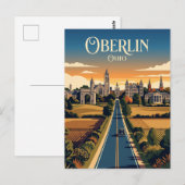 Oberlin USA Postkarte (Vorne/Hinten)