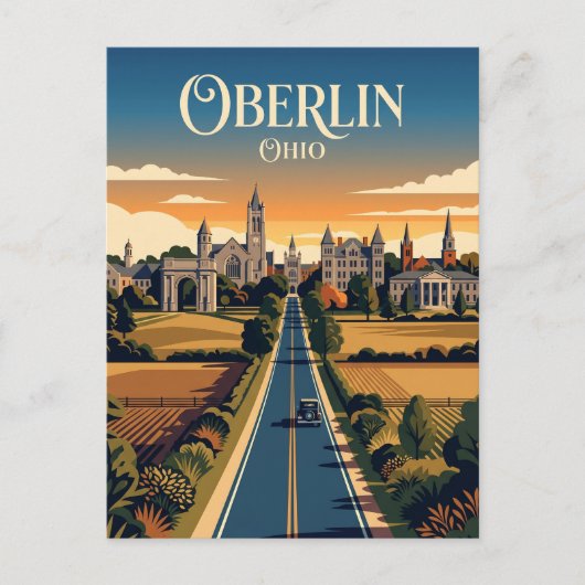 Oberlin USA Postkarte (Vorderseite)