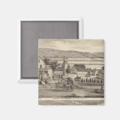 Obermuller, Residenzen in Wille Magnet (Vorderseite/Rückseite)