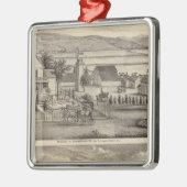 Obermuller, Wille Wohnsitze Silbernes Ornament (Links)