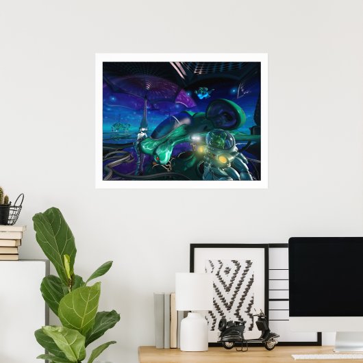 Oberon Erholung Area #6 Poster (Heimbüro)