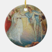 Oberon und Titania von 'einem Sommernachtstraum Keramik Ornament (Hinten)
