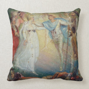 Oberon und Titania von 'einem Sommernachtstraum Kissen