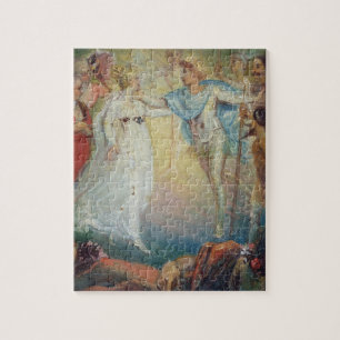 Oberon und Titania von 'einem Sommernachtstraum Puzzle