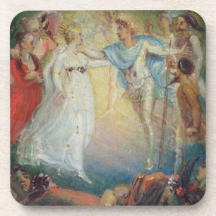 Oberon und Titania von 'einem Sommernachtstraum Untersetzer