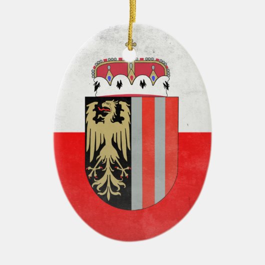 Oberösterreich Keramik Ornament (Vorne)