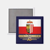 Oberosterreich (Oberösterreich) Magnet (Vorderseite/Rückseite)