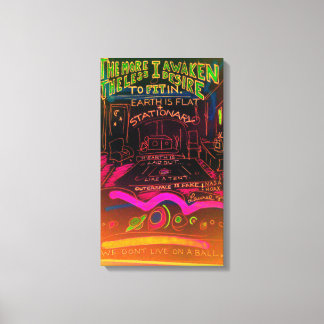 Oberraum ist Fake Leinwanddruck