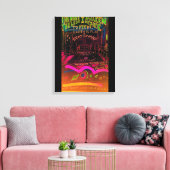 Oberraum ist Fake Leinwanddruck (Insitu (Wohnzimmer))