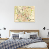 Oberrhein Leinwanddruck (Insitu (Schlafzimmer))