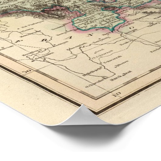 Obersachsen 2 poster (Ecke)