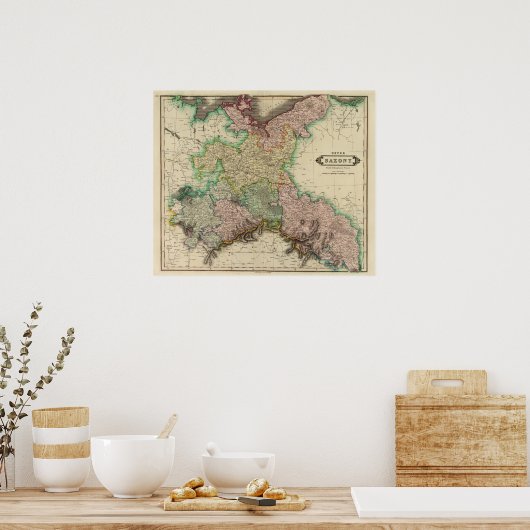 Obersachsen 2 poster (Küche)