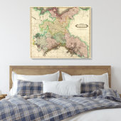 Obersachsen Leinwanddruck (Insitu (Schlafzimmer))