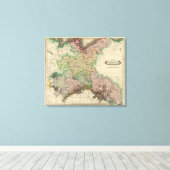 Obersachsen Leinwanddruck (Insitu (Holzboden))