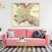Obersachsen Leinwanddruck (Insitu (Wohnzimmer))