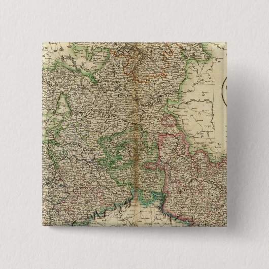 Obersächsisch, Schlesien, Lusatien Button (Vorderseite)