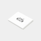 Oberschenkel und Oberteile Post-it Klebezettel (angewinkelt)