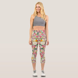 Oberschenkelkapsel Capri Leggings