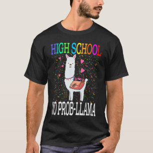 Oberschule Kein Prob Llama Zurück zur Schule T-Shirt