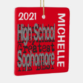 Oberschüler Oberschullehrer CUSTOM Keramikornament (Rechts)