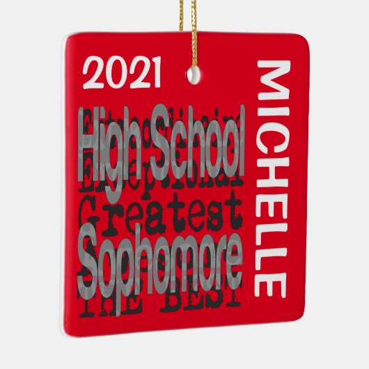 Oberschüler Oberschullehrer CUSTOM Keramikornament (Rechts)