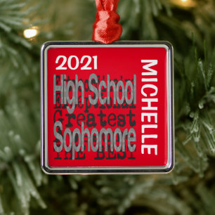 Oberschüler Oberschullehrer CUSTOM Ornament Aus Metall