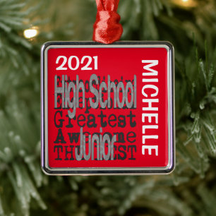 OberschulJunior Extraordinaire CUSTOM Ornament Aus Metall