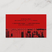 Oberseite im Stadtzentrum gelegene LED Visitenkarte (Rückseite)