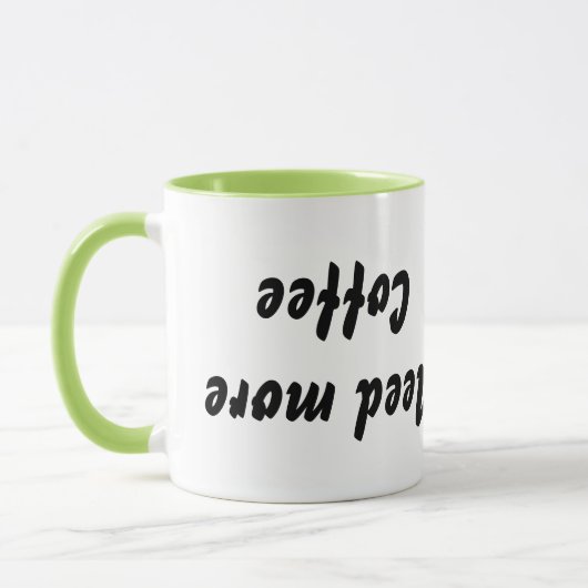 Oberseite - unten Tasse (Links)