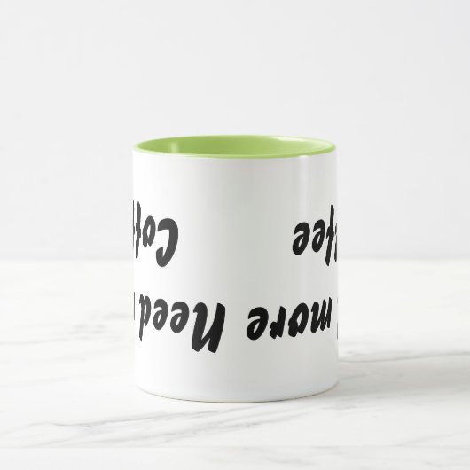 Oberseite - unten Tasse (Zentrum)