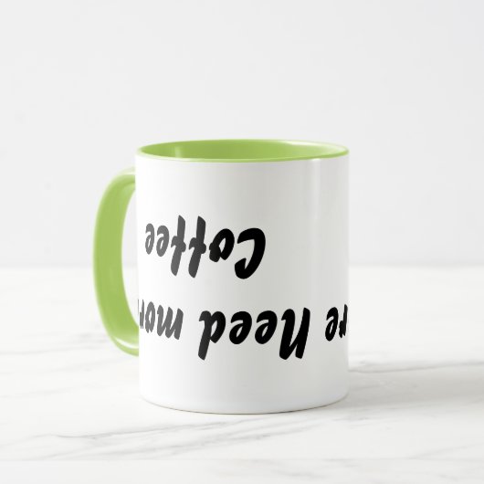 Oberseite - unten Tasse (Vorderseite Links)