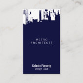 Oberseiten-im Stadtzentrum gelegene gotische Visitenkarte (Vorderseite)