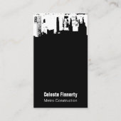 Oberseiten-im Stadtzentrum gelegener Visitenkarte (Vorderseite)