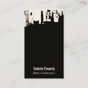 Oberseiten-im Stadtzentrum gelegener Visitenkarte