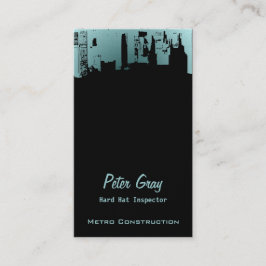 Oberseiten-im Stadtzentrum gelegenes neues graues Visitenkarte