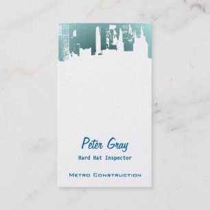 Oberseiten-im Stadtzentrum gelegenes neues graues Visitenkarte