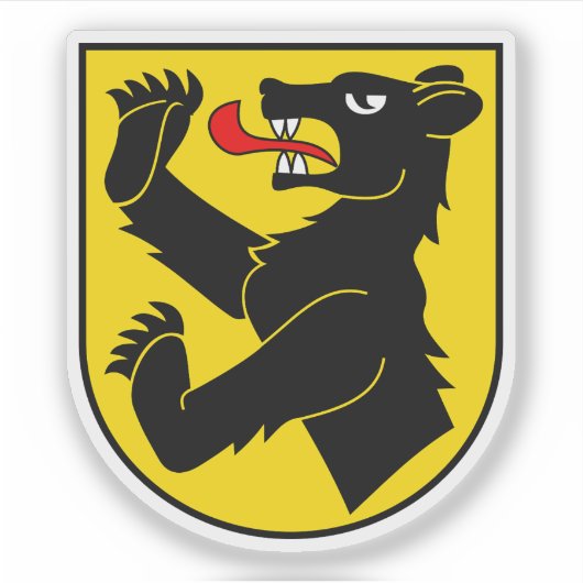 Obersimmental Landwappen, Schweiz Aufkleber (Vorderseite)