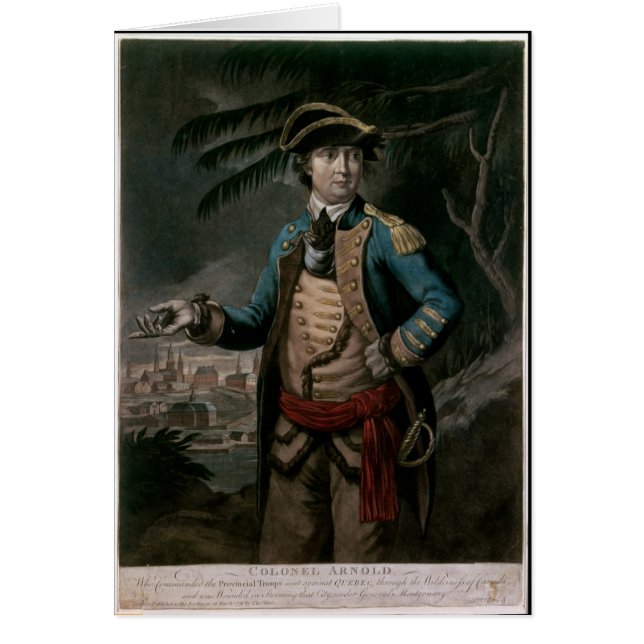 Oberst Benedict Arnold, Kneipe. London, 1776 (Vorne)