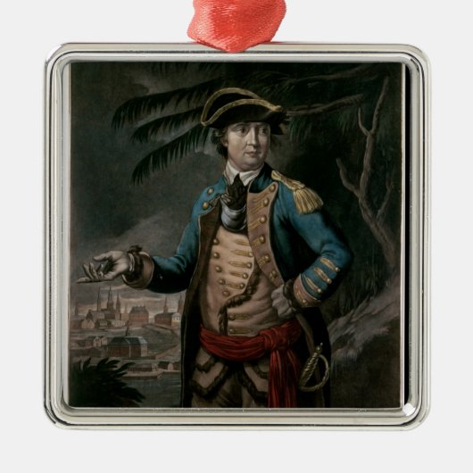 Oberst Benedict Arnold, Kneipe. London, 1776 Silbernes Ornament (Vorne)