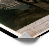 Oberst Benedikt Arnold, Pub. London, 1776 Poster (Ecke)