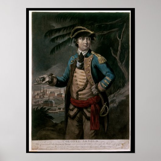 Oberst Benedikt Arnold, Pub. London, 1776 Poster (Vorne)