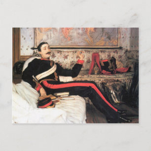 Oberst Frederick Gustavus Burnaby von James Tissot Postkarte