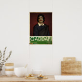 Oberst Gaddafi Poster (Küche)