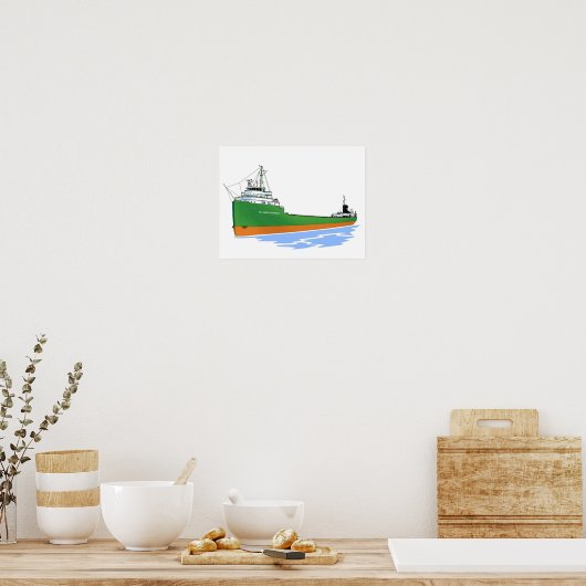 Oberst James M. Schoonmaker Museum Schiff Poster (Küche)