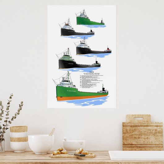 Oberst James M. Schoonmaker Museumsgeschichte Poster (Küche)