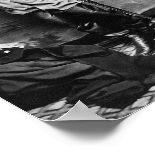 Oberst John Mosby - Portrait Ziviler Krieg Poster (Ecke)