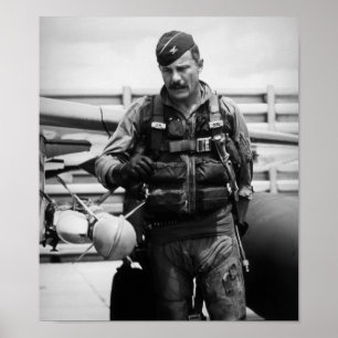Oberst Robin Olds Poster